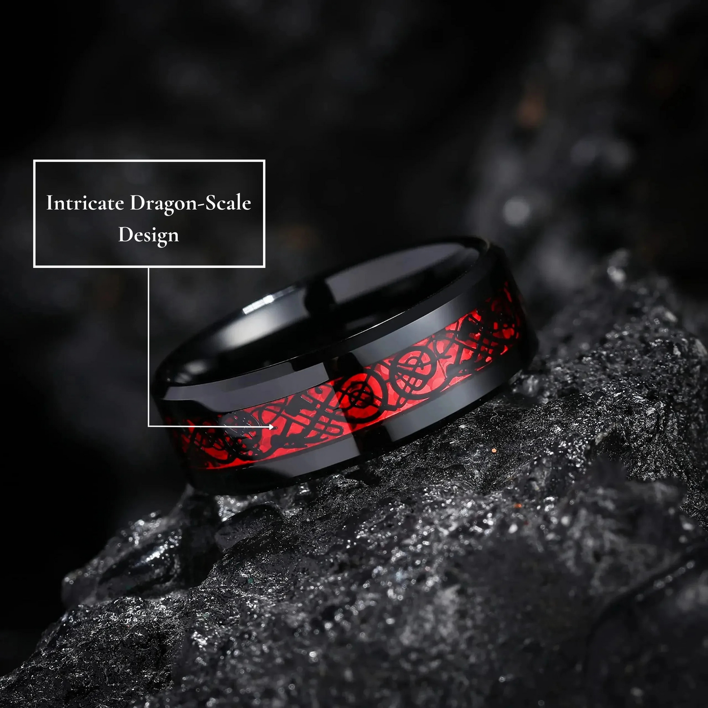 Majestic Dragon's Embrace Ring