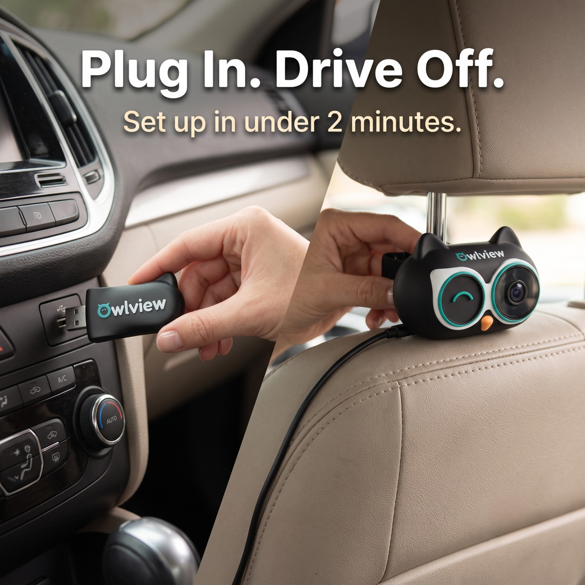 OwlView Baby Car Camera