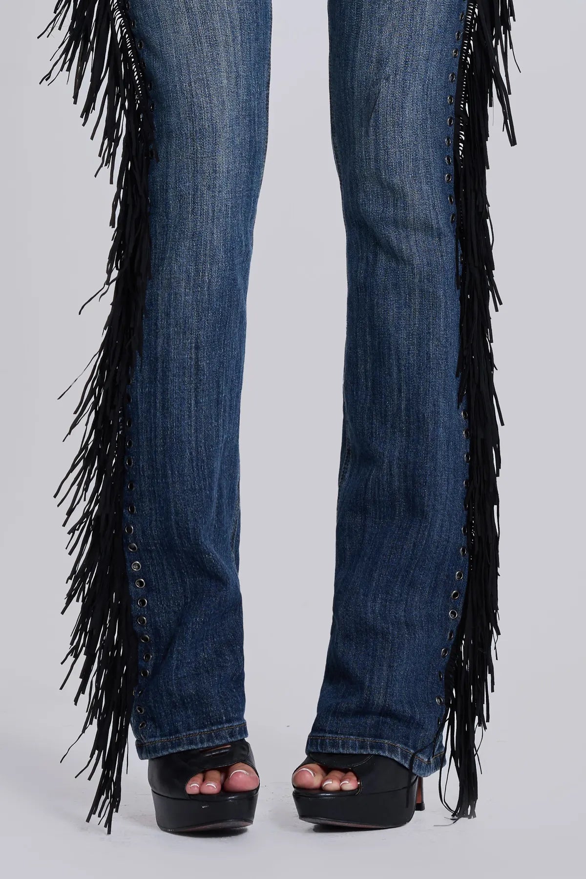Vintage Fringe Bell Jeans