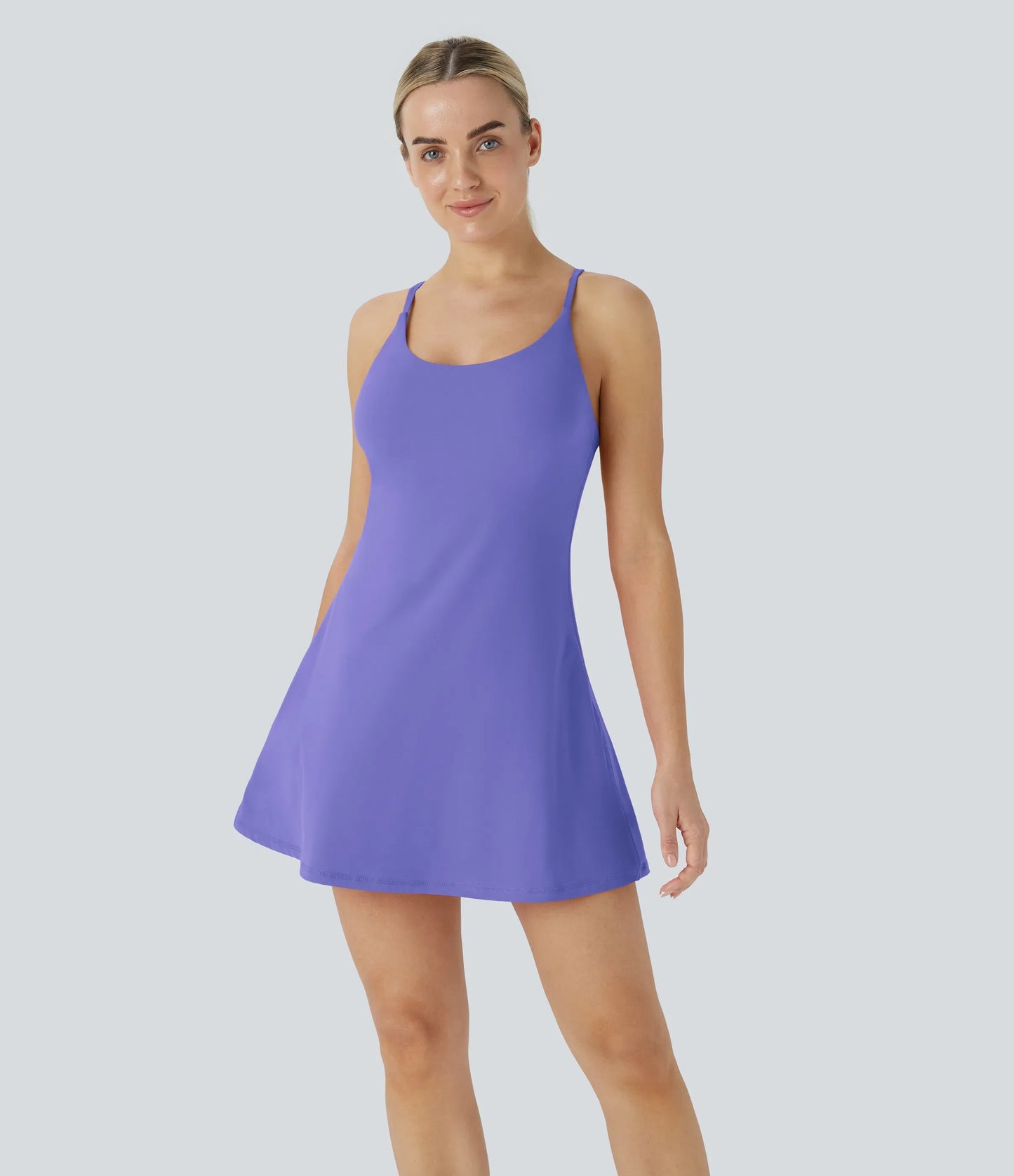 SwiftForm™ Strappy Cross-Back Active Dress