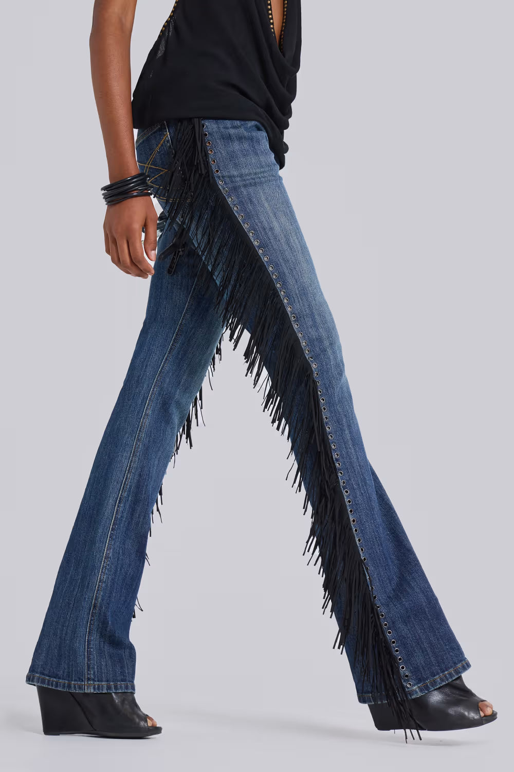 Vintage Fringe Bell Jeans