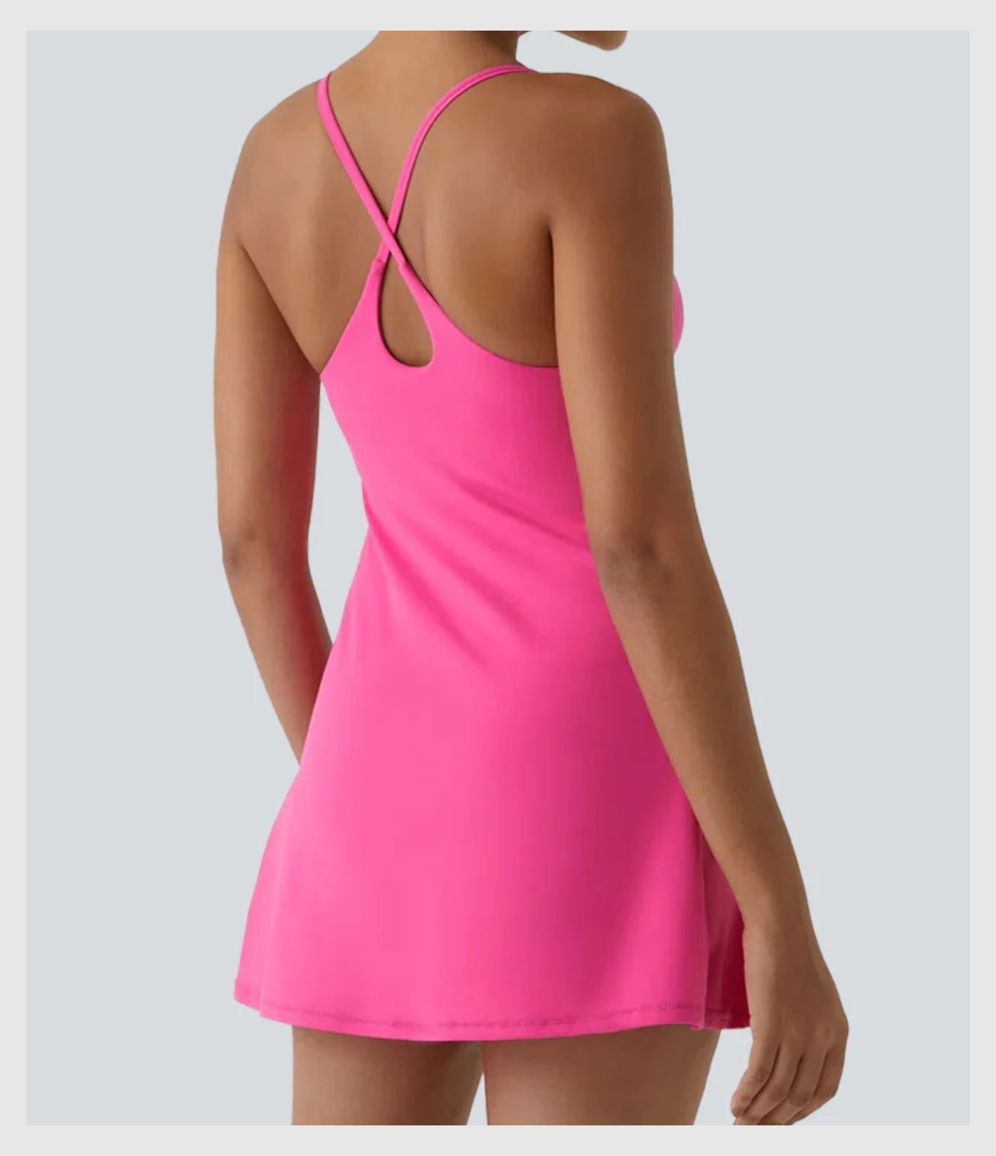 SwiftForm™ Strappy Cross-Back Active Dress