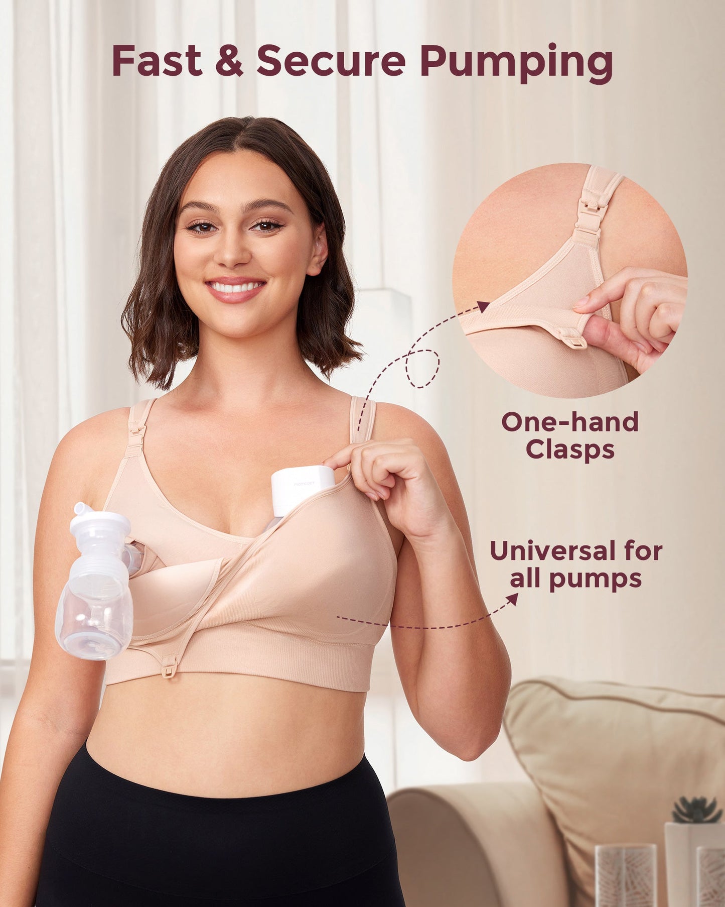 The Hands Free Pumping Bra