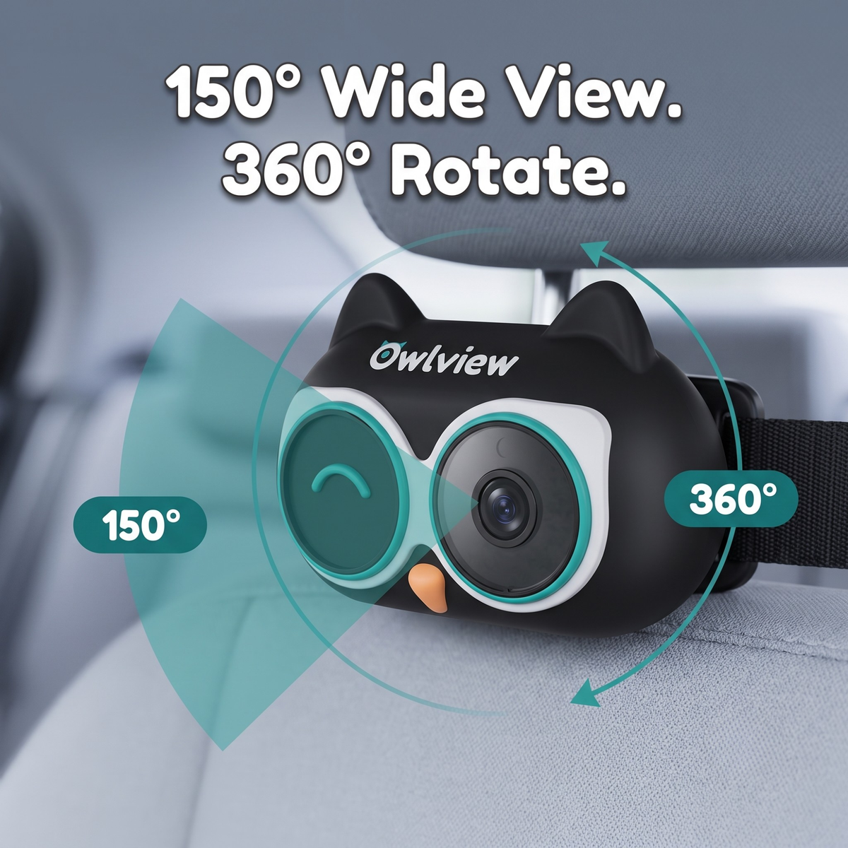 OwlView Baby Car Camera