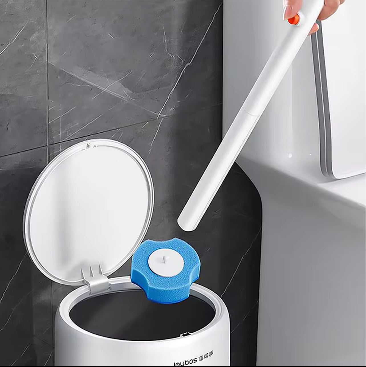CleanSnap™ - Disposable Toilet Brush Set