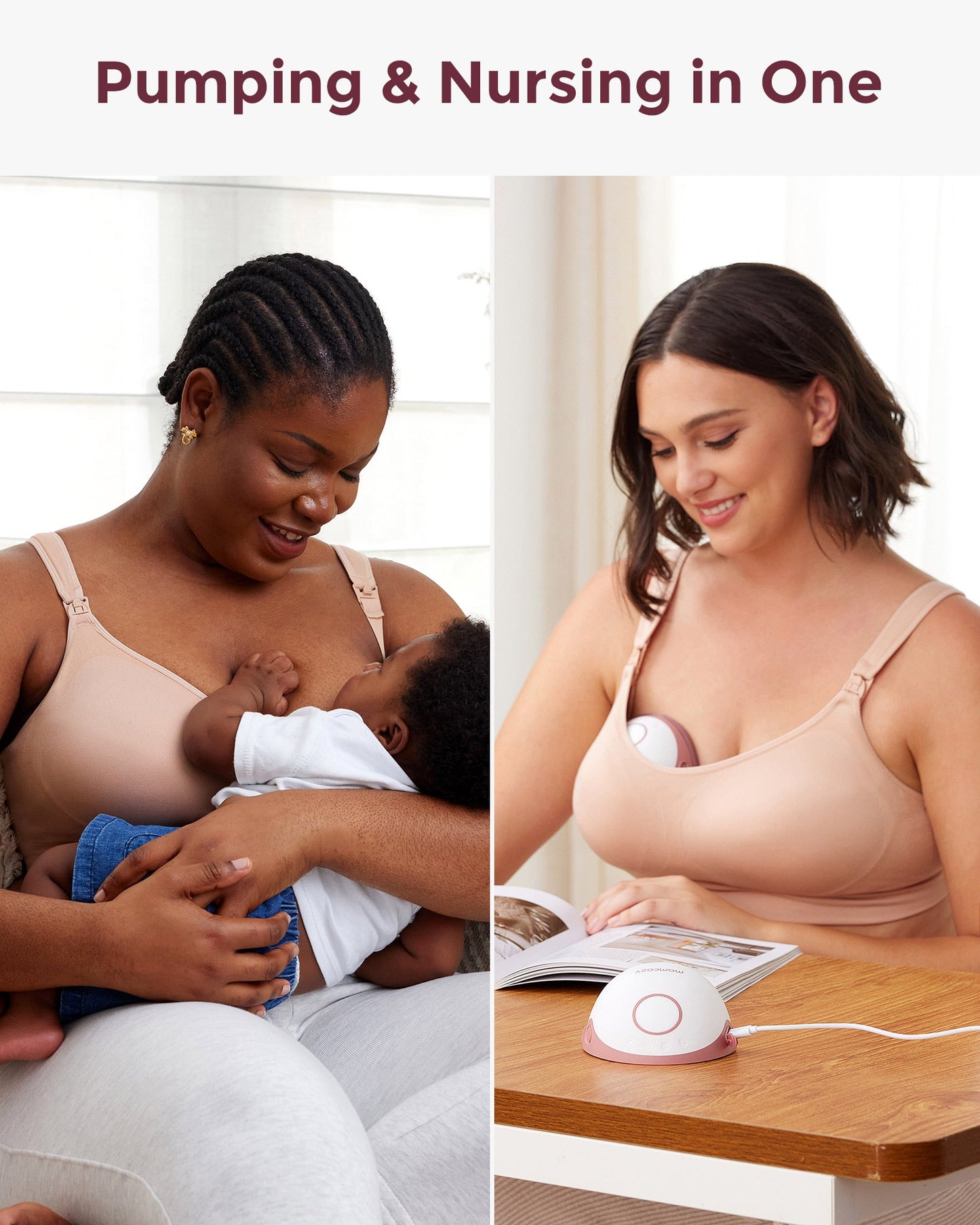 The Hands Free Pumping Bra