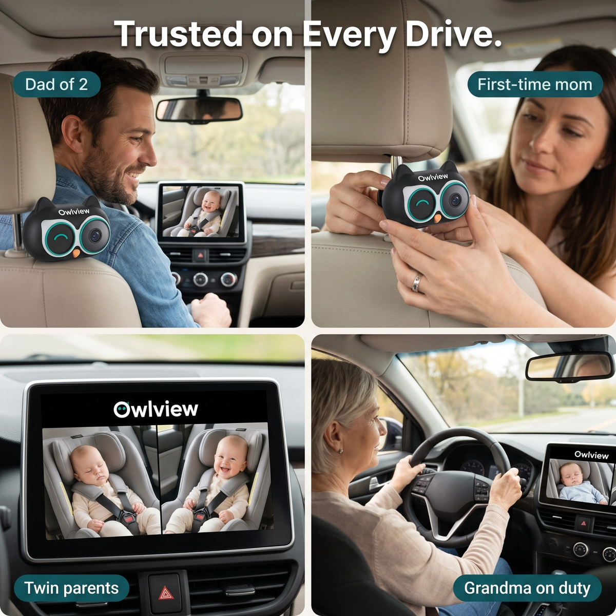 OwlView Baby Car Camera