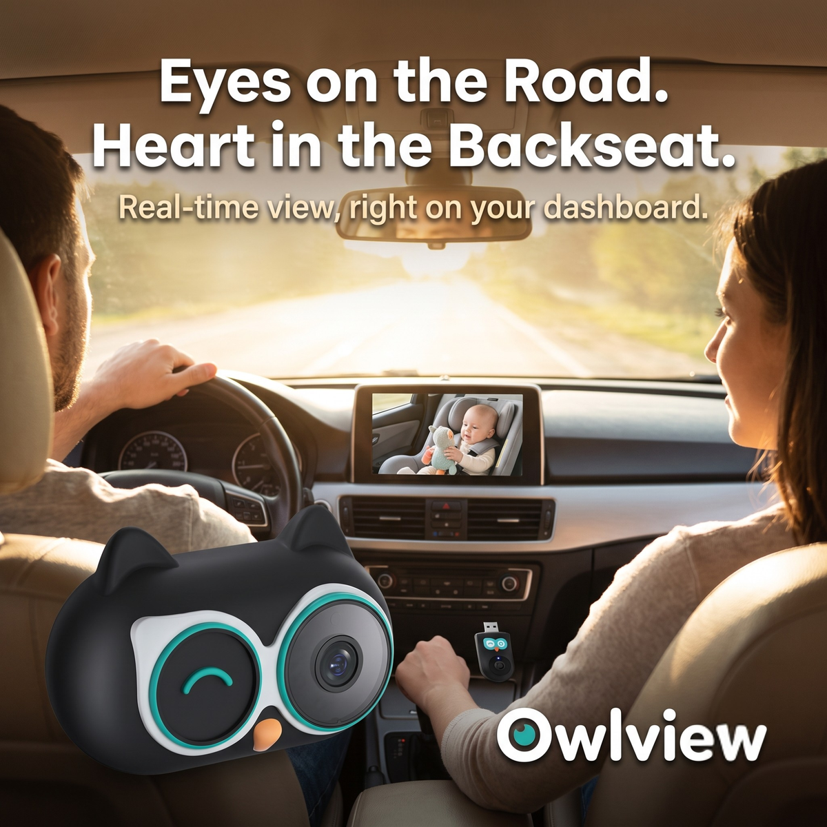 OwlView Baby Car Camera