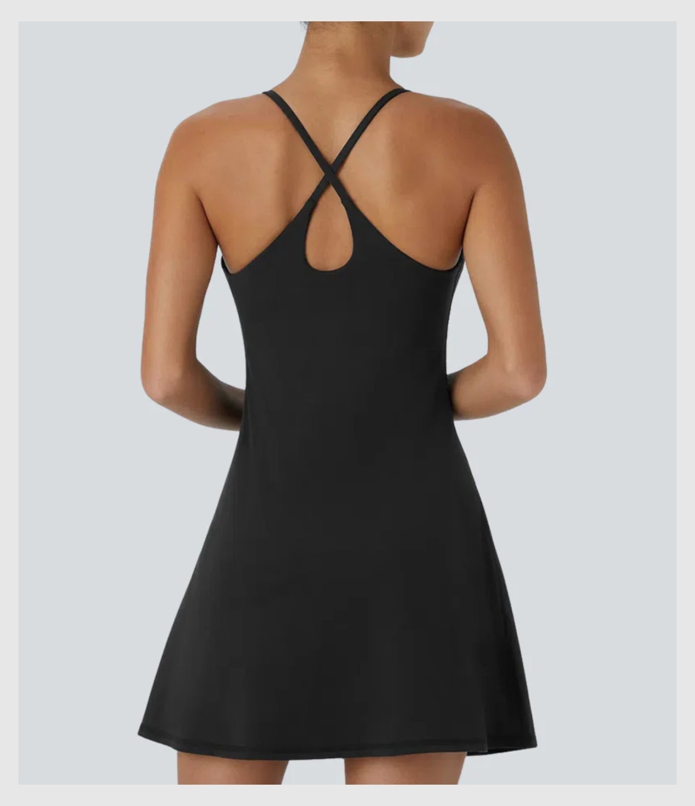 SwiftForm™ Strappy Cross-Back Active Dress