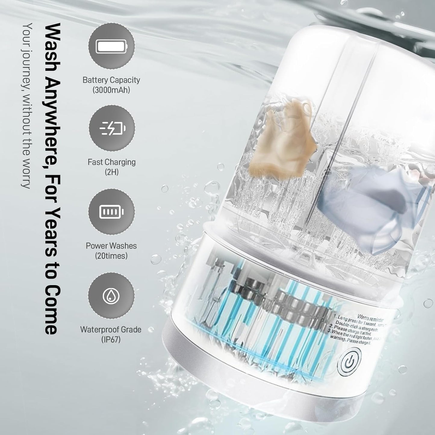 The Mini Washer (Brushes, Rags, Clothes)