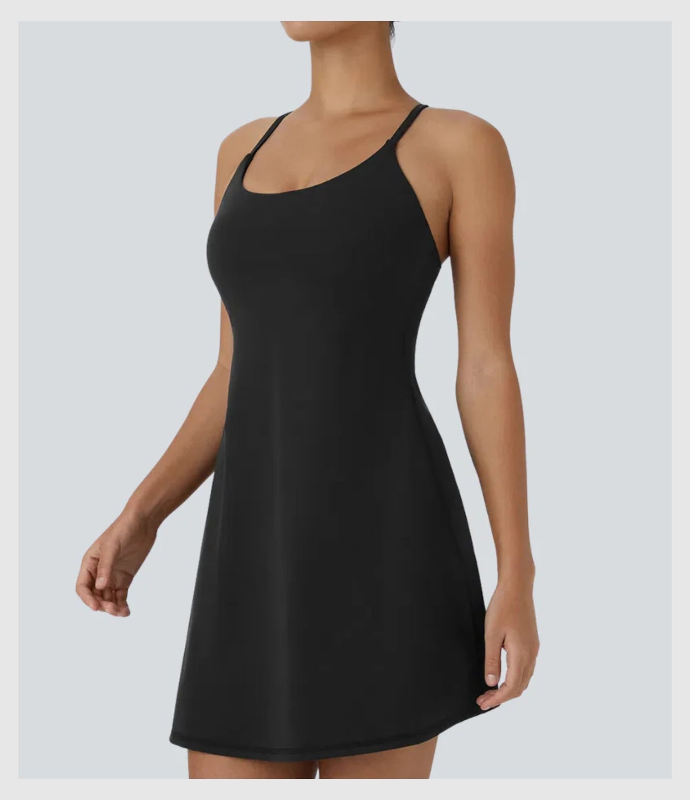 SwiftForm™ Strappy Cross-Back Active Dress