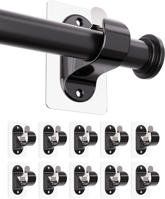 SnapStay Drill Free Curtain Mounts