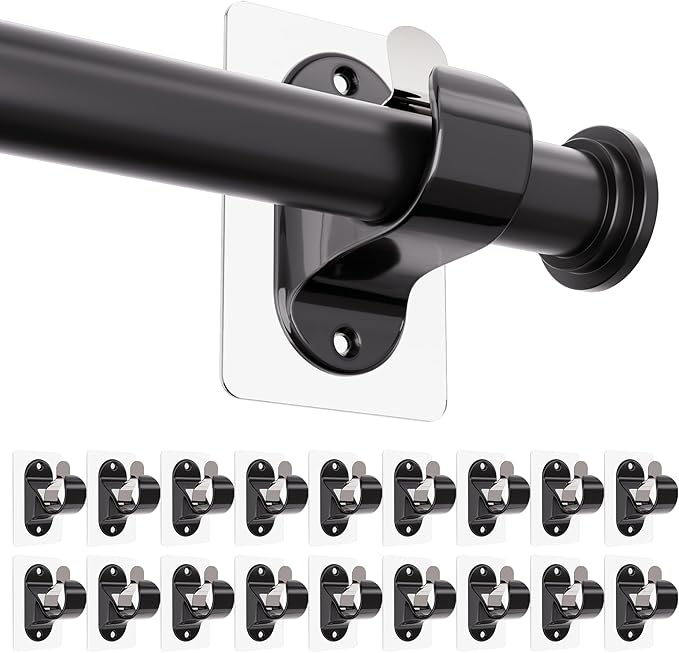 SnapStay Drill Free Curtain Mounts