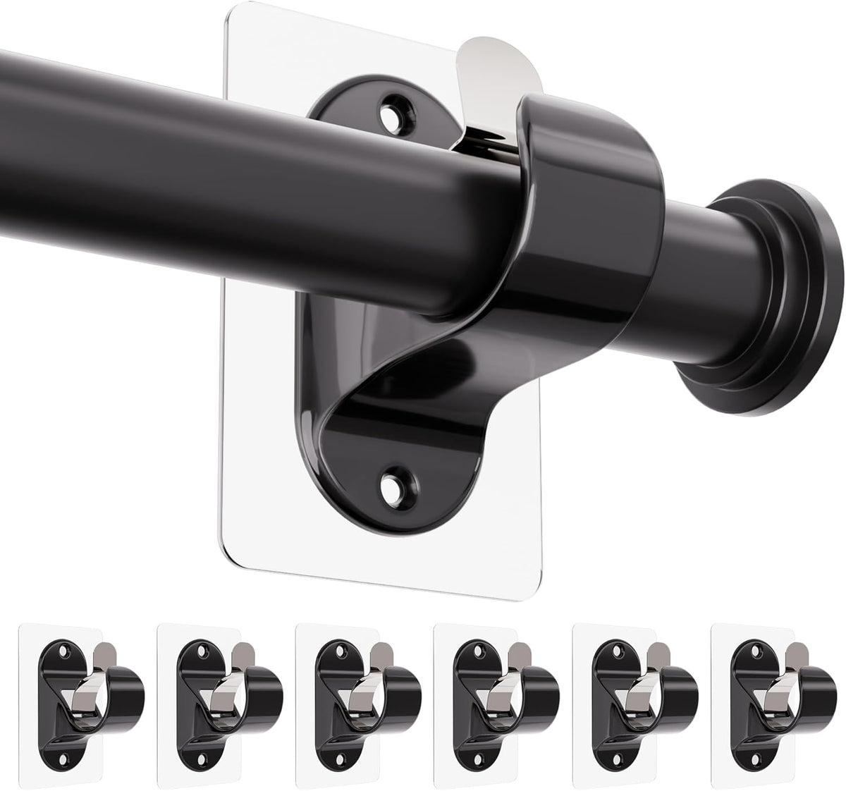 SnapStay Drill Free Curtain Mounts