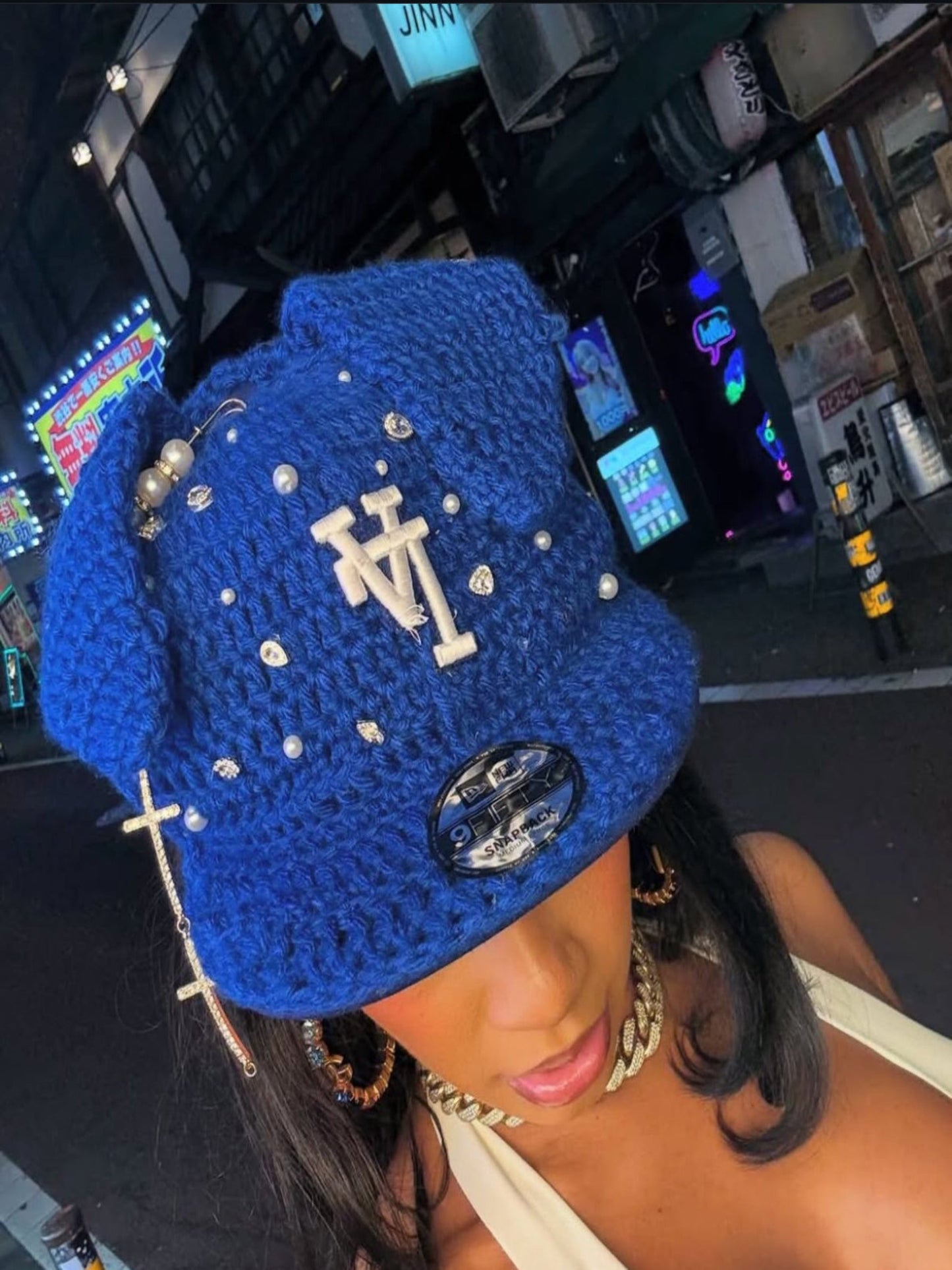 Custom Crochet Fitted Hat