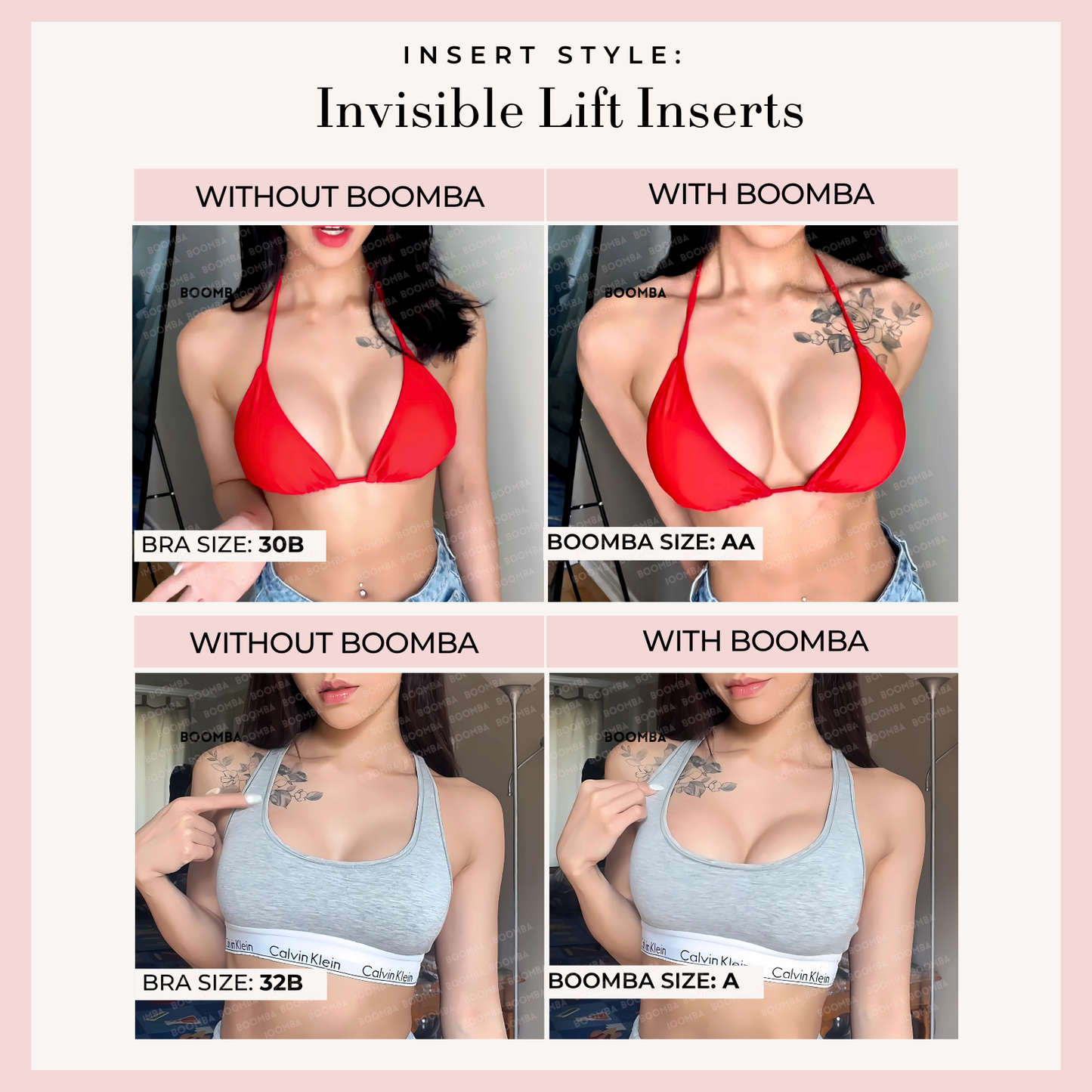 BOOMBA Invisible Lift Inserts